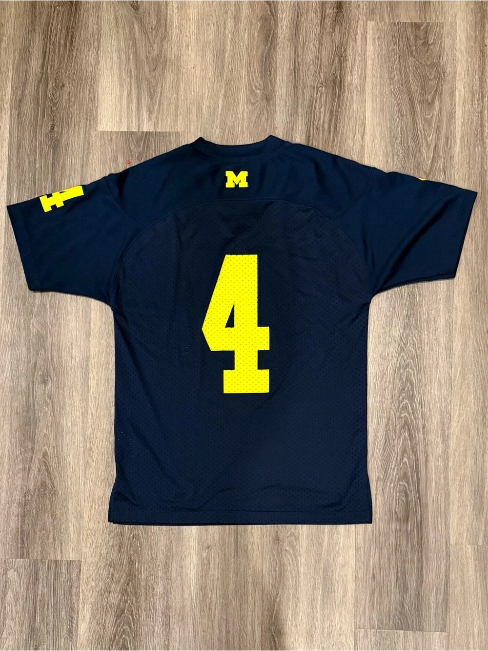 Adidas Men’s Michigan Number 4 Football Jersey